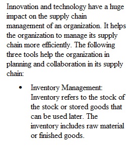 Global Issue Supply Chain Management-Discussion (1)
